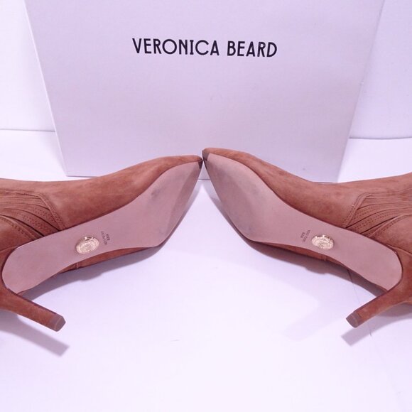 Veronica BEARD WONDER WOMAN™ LISA STILETTO-HEEL BOOTIE Boots NIB 498 8.5 Sand - Picture 6 of 11